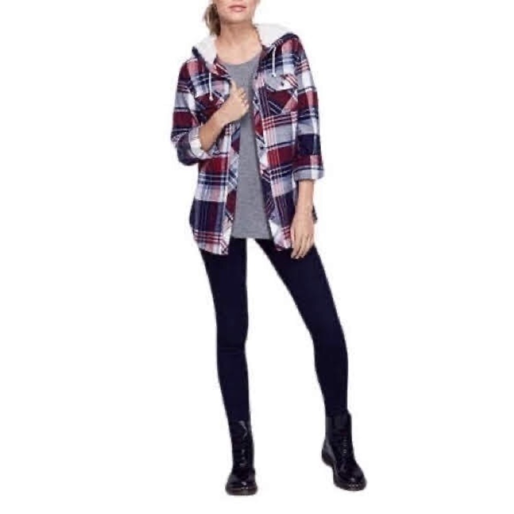 Adam Levine | Hooded Shirt Sherpa Lined